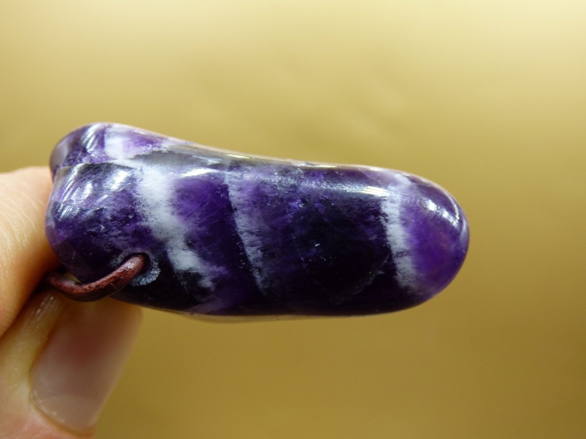 Amethyst Sambia ~ Edelsteinkette ~HIPPIE ~GOA ~Boho ~Ethno ~Nature ~Heilstein - Art of Nature Berlin