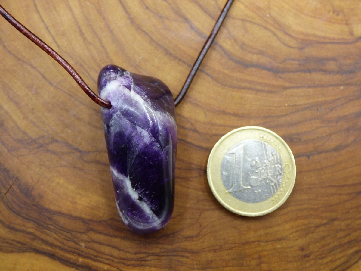 Amethyst Sambia ~ Edelsteinkette ~HIPPIE ~GOA ~Boho ~Ethno ~Nature ~Heilstein - Art of Nature Berlin