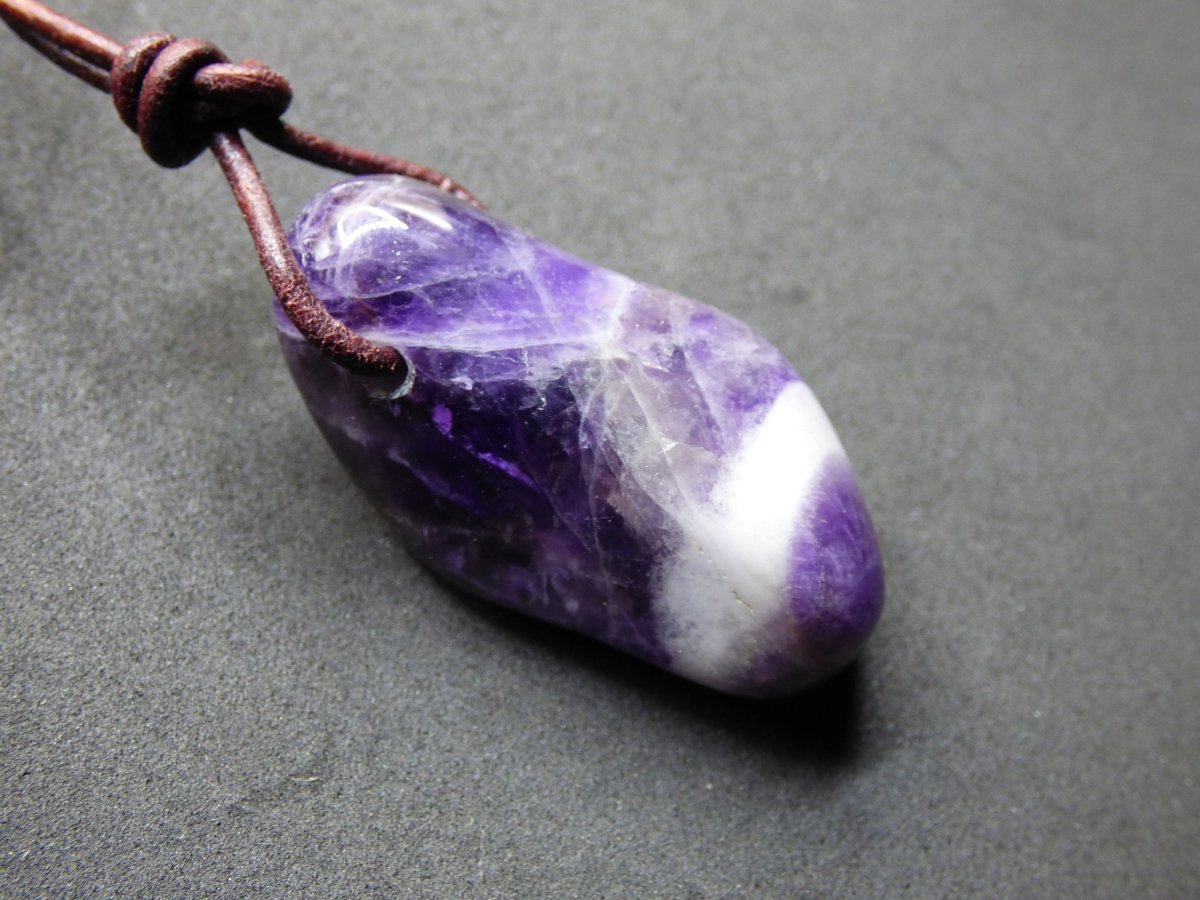 Amethyst Sambia ~ Edelsteinkette ~HIPPIE ~GOA ~Boho ~Ethno ~Nature ~Heilstein - Art of Nature Berlin