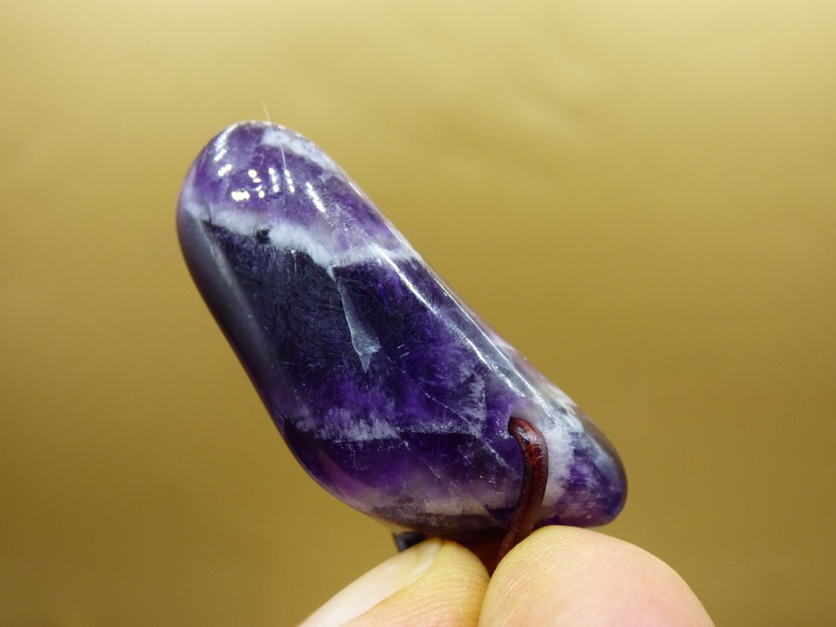 Amethyst Sambia ~ Edelsteinkette ~HIPPIE ~GOA ~Boho ~Ethno ~Nature ~Heilstein - Art of Nature Berlin