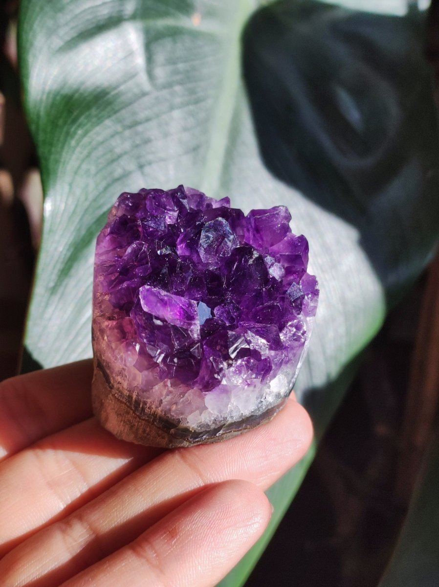 Amethyst Stufe ~ Magische Edelstein Deko Crystal Meditation ~HIPPIE ~GOA~Boho~Ethno ~Energie Heilstein Deko Haus Wohnung Reinigen - Art of Nature Berlin