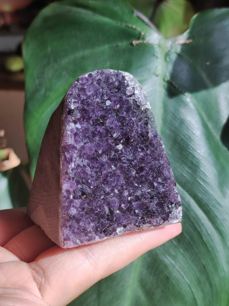 Amethyst Stufe ~ Magische Edelstein Deko Crystal Meditation ~HIPPIE ~GOA~Boho~Ethno ~Energie Heilstein Deko Haus Wohnung Reinigen - Art of Nature Berlin