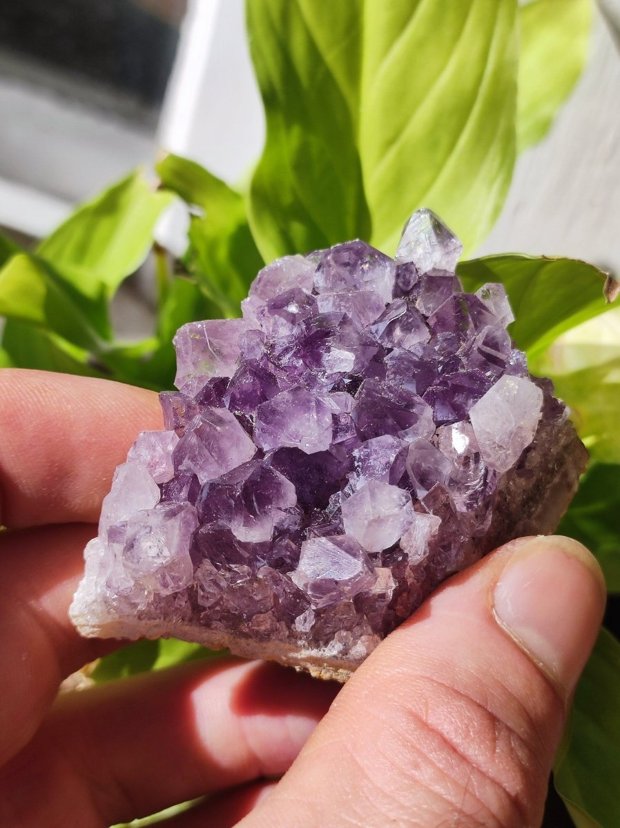 Amethyst Stufe ~ Magische Edelstein Deko Crystal Meditation ~HIPPIE ~GOA~Boho~Ethno ~Energie Heilstein Deko Haus Wohnung Reinigen - Art of Nature Berlin