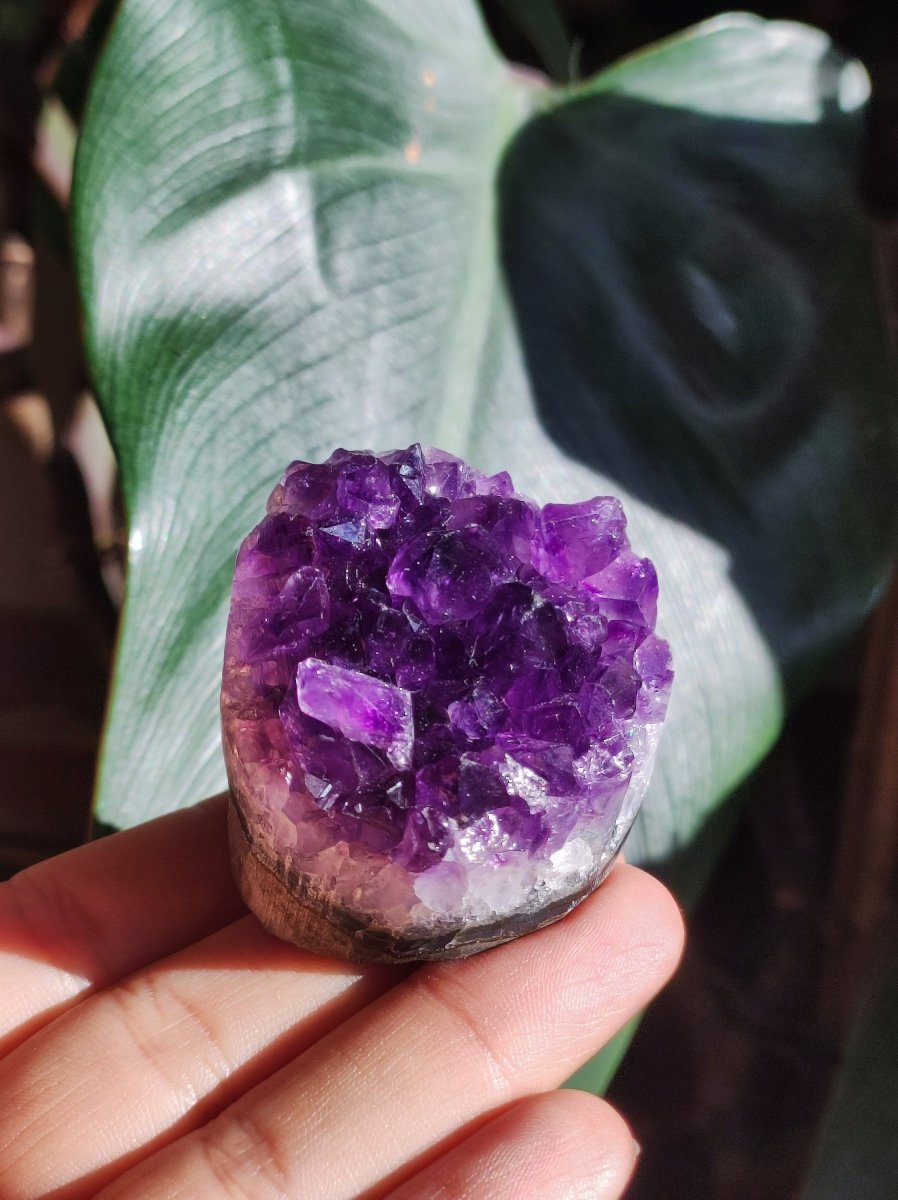 Amethyst Stufe ~ Magische Edelstein Deko Crystal Meditation ~HIPPIE ~GOA~Boho~Ethno ~Energie Heilstein Deko Haus Wohnung Reinigen - Art of Nature Berlin