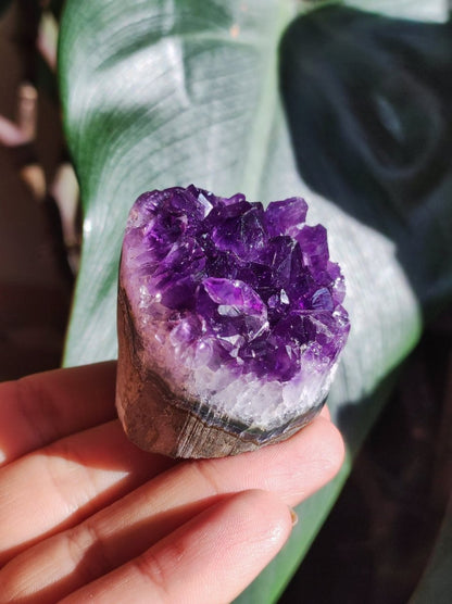 Amethyst Stufe ~ Magische Edelstein Deko Crystal Meditation ~HIPPIE ~GOA~Boho~Ethno ~Energie Heilstein Deko Haus Wohnung Reinigen - Art of Nature Berlin