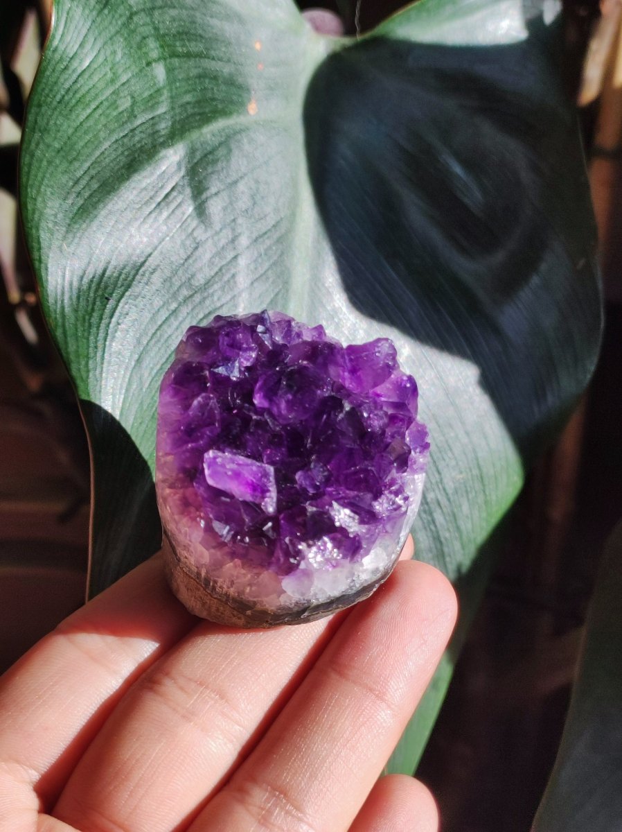 Amethyst Stufe ~ Magische Edelstein Deko Crystal Meditation ~HIPPIE ~GOA~Boho~Ethno ~Energie Heilstein Deko Haus Wohnung Reinigen - Art of Nature Berlin