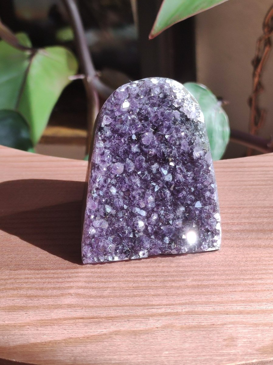 Amethyst Stufe ~ Magische Edelstein Deko Crystal Meditation ~HIPPIE ~GOA~Boho~Ethno ~Energie Heilstein Deko Haus Wohnung Reinigen - Art of Nature Berlin