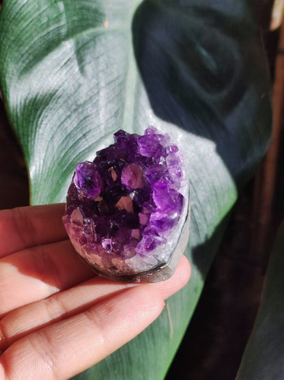 Amethyst Stufe ~ Magische Edelstein Deko Crystal Meditation ~HIPPIE ~GOA~Boho~Ethno ~Energie Heilstein Deko Haus Wohnung Reinigen - Art of Nature Berlin