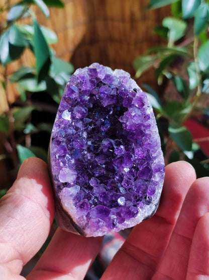 Amethyst Stufe ~ Magische Edelstein Deko Crystal Meditation ~HIPPIE ~GOA~Boho~Ethno ~Energie Heilstein Deko Haus Wohnung Reinigen - Art of Nature Berlin