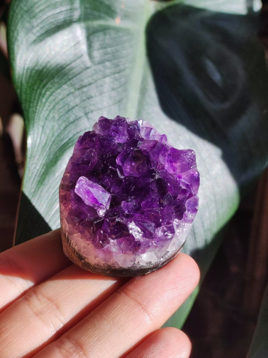 Amethyst Stufe ~ Magische Edelstein Deko Crystal Meditation ~HIPPIE ~GOA~Boho~Ethno ~Energie Heilstein Deko Haus Wohnung Reinigen - Art of Nature Berlin