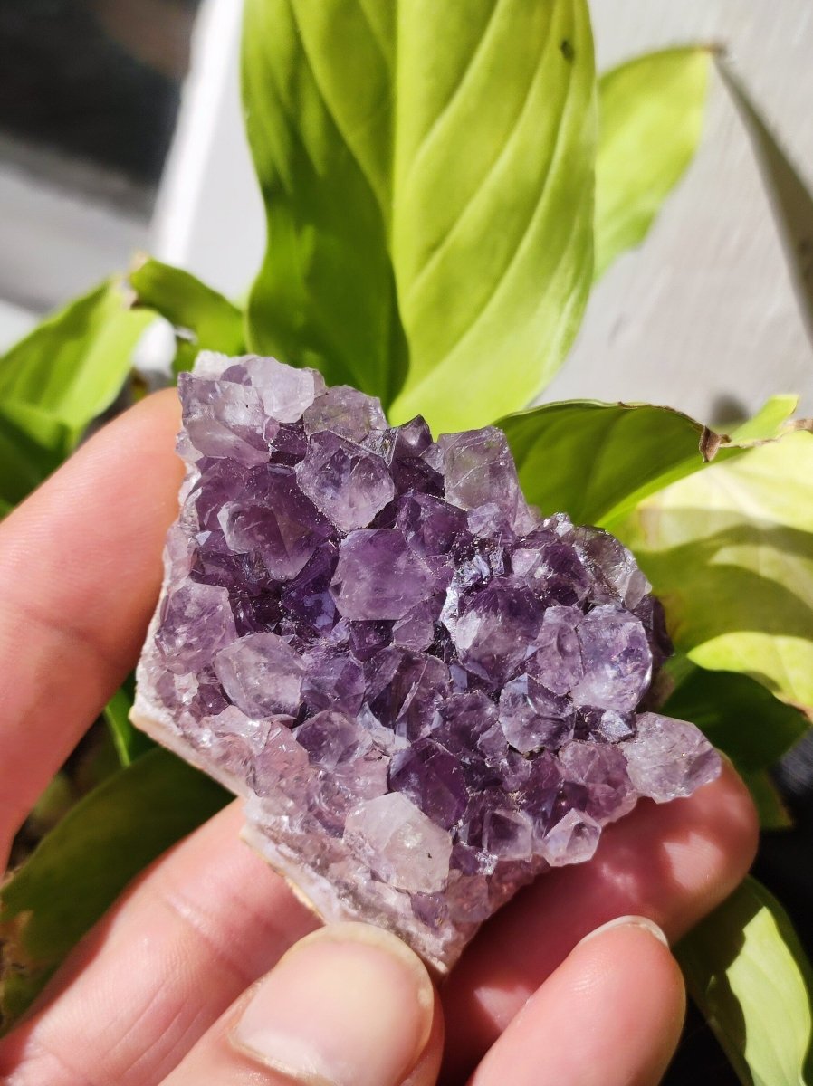 Amethyst Stufe ~ Magische Edelstein Deko Crystal Meditation ~HIPPIE ~GOA~Boho~Ethno ~Energie Heilstein Deko Haus Wohnung Reinigen - Art of Nature Berlin