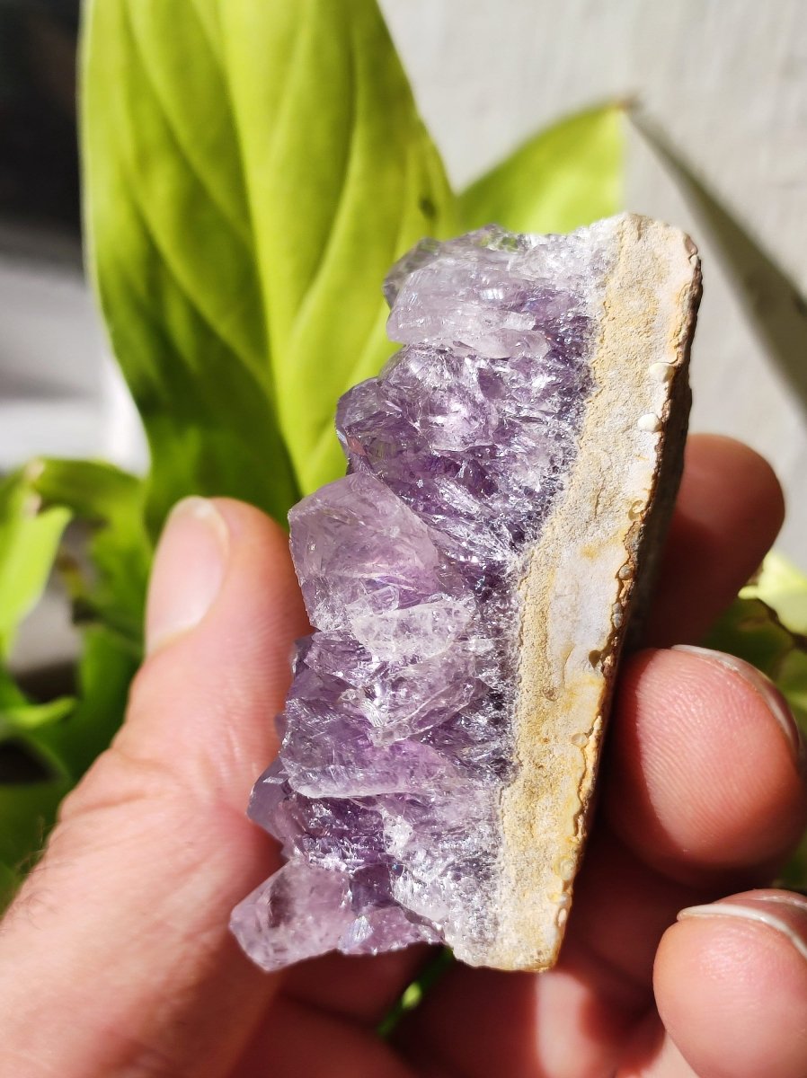 Amethyst Stufe ~ Magische Edelstein Deko Crystal Meditation ~HIPPIE ~GOA~Boho~Ethno ~Energie Heilstein Deko Haus Wohnung Reinigen - Art of Nature Berlin