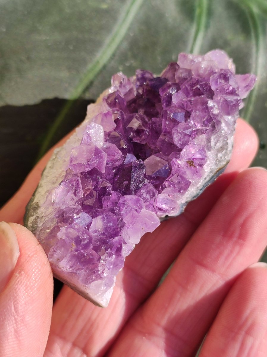 Amethyst Stufe ~ Magische Edelstein Deko Crystal Meditation ~HIPPIE ~GOA~Boho~Ethno ~Energie Heilstein Deko Haus Wohnung Reinigen - Art of Nature Berlin