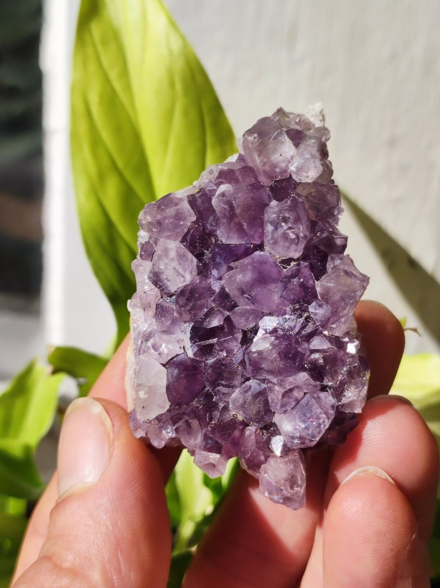 Amethyst Stufe ~ Magische Edelstein Deko Crystal Meditation ~HIPPIE ~GOA~Boho~Ethno ~Energie Heilstein Deko Haus Wohnung Reinigen - Art of Nature Berlin