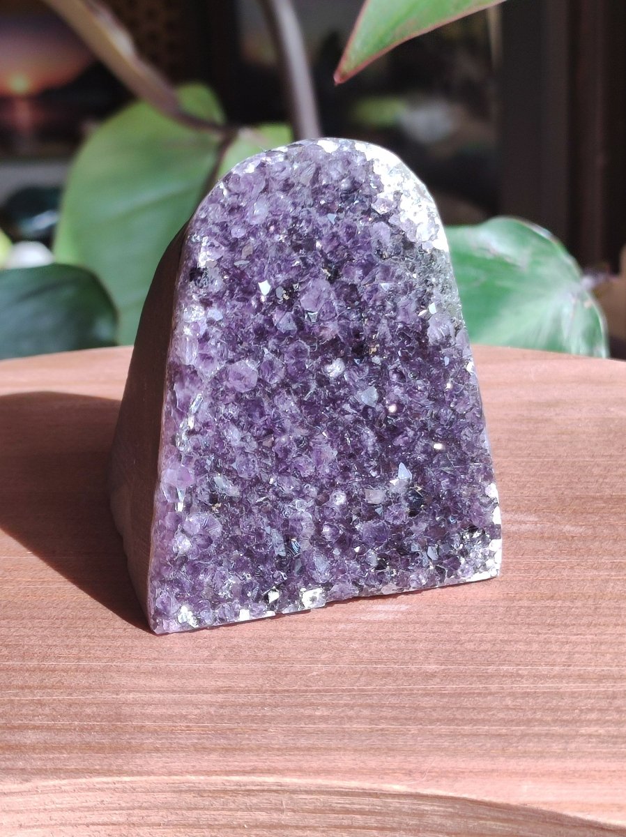 Amethyst Stufe ~ Magische Edelstein Deko Crystal Meditation ~HIPPIE ~GOA~Boho~Ethno ~Energie Heilstein Deko Haus Wohnung Reinigen - Art of Nature Berlin