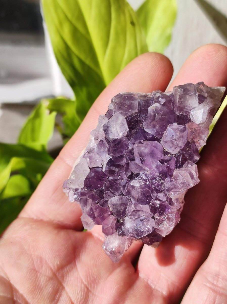 Amethyst Stufe ~ Magische Edelstein Deko Crystal Meditation ~HIPPIE ~GOA~Boho~Ethno ~Energie Heilstein Deko Haus Wohnung Reinigen - Art of Nature Berlin