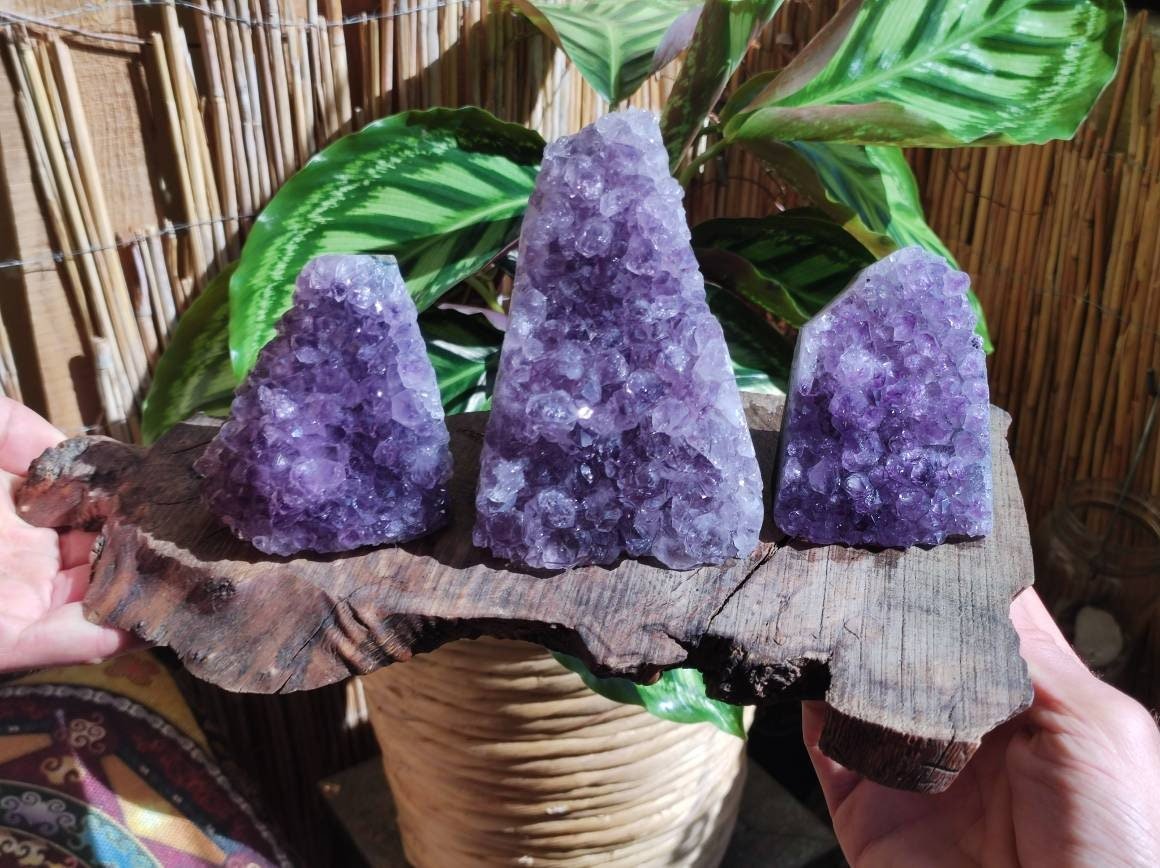 Amethyst Stufe ~ Magische Edelstein Deko Crystal Meditation ~HIPPIE ~GOA~Boho~Ethno~Heilstein - Art of Nature Berlin