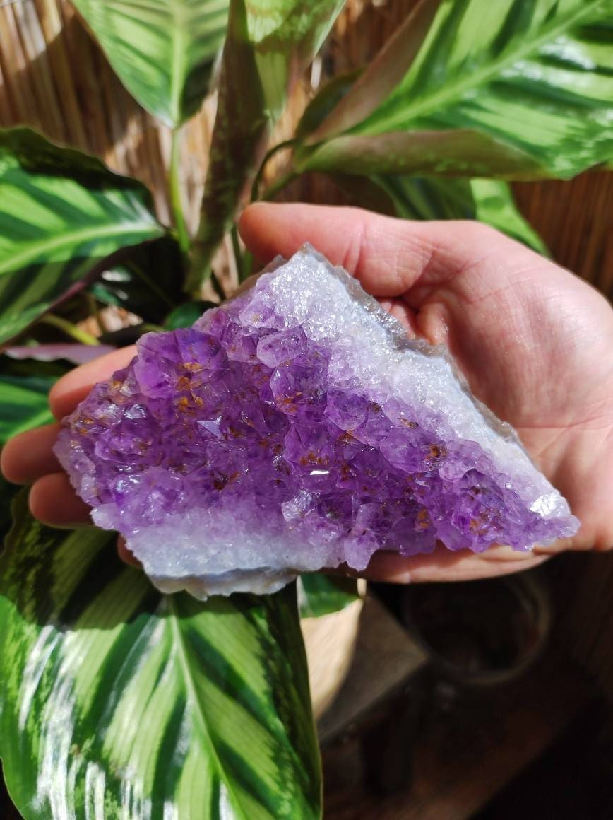 Amethyst Stufe ~ Magische Edelstein Deko Crystal Meditation ~HIPPIE ~GOA~Boho~Ethno~Heilstein - Art of Nature Berlin