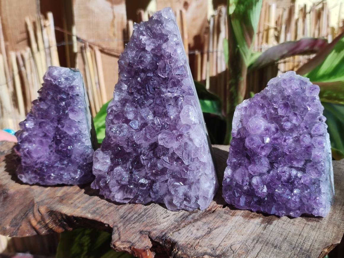 Amethyst Stufe ~ Magische Edelstein Deko Crystal Meditation ~HIPPIE ~GOA~Boho~Ethno~Heilstein - Art of Nature Berlin