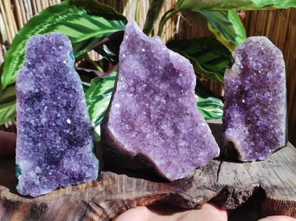 Amethyst Stufe ~ Magische Edelstein Deko Crystal Meditation ~HIPPIE ~GOA~Boho~Ethno~Heilstein - Art of Nature Berlin