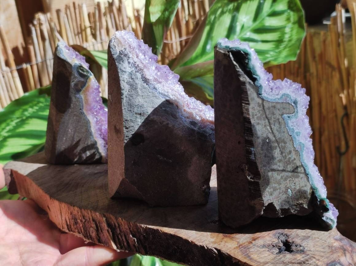 Amethyst Stufe ~ Magische Edelstein Deko Crystal Meditation ~HIPPIE ~GOA~Boho~Ethno~Heilstein - Art of Nature Berlin