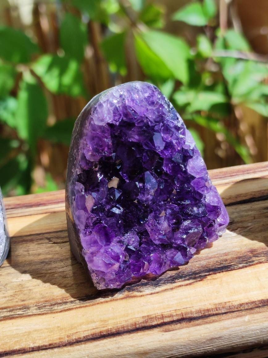 Amethyst Stufe ~ Magische Edelstein Deko Crystal Meditation ~HIPPIE ~GOA~Boho~Ethno~Heilstein - Art of Nature Berlin