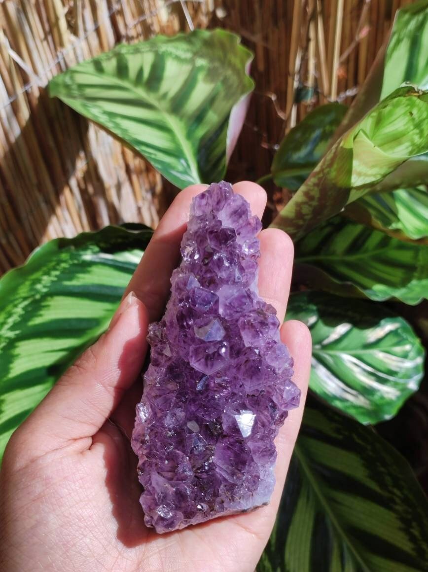 Amethyst Stufe ~ Magische Edelstein Deko Crystal Meditation ~HIPPIE ~GOA~Boho~Ethno~Heilstein - Art of Nature Berlin