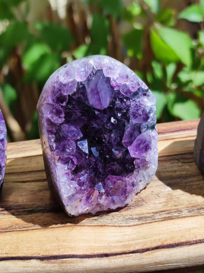 Amethyst Stufe ~ Magische Edelstein Deko Crystal Meditation ~HIPPIE ~GOA~Boho~Ethno~Heilstein - Art of Nature Berlin