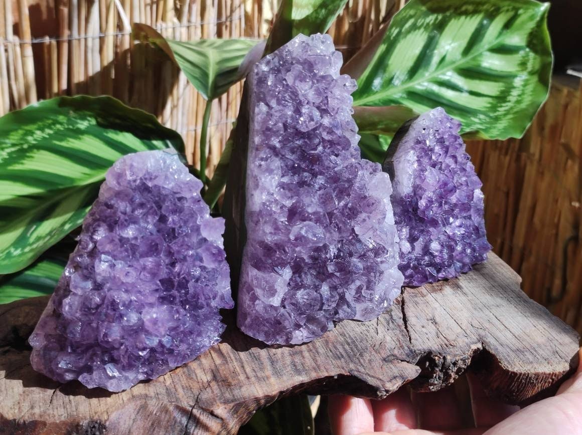 Amethyst Stufe ~ Magische Edelstein Deko Crystal Meditation ~HIPPIE ~GOA~Boho~Ethno~Heilstein - Art of Nature Berlin