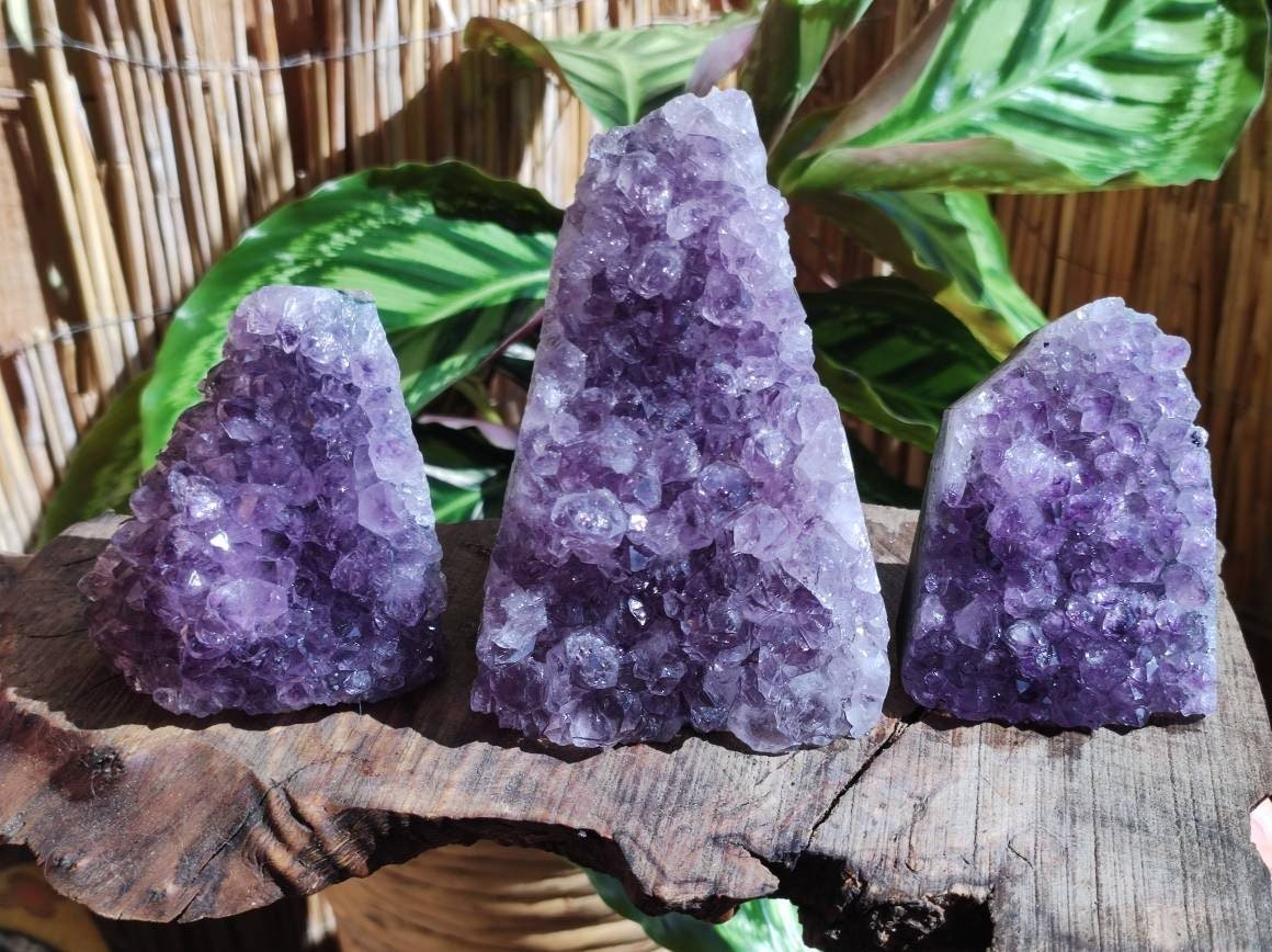 Amethyst Stufe ~ Magische Edelstein Deko Crystal Meditation ~HIPPIE ~GOA~Boho~Ethno~Heilstein - Art of Nature Berlin