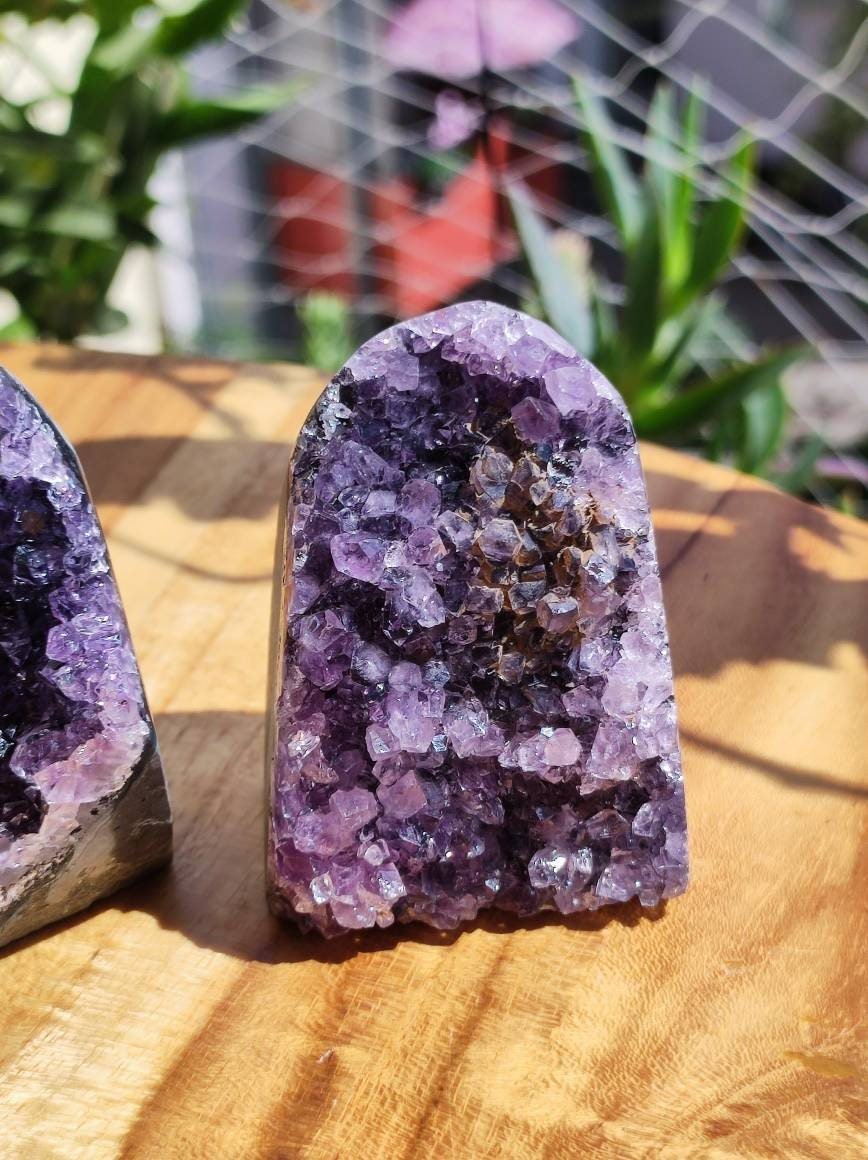 Amethyst Stufe ~ Magische Edelstein Deko Crystal Meditation ~HIPPIE ~GOA~Boho~Ethno~Heilstein - Art of Nature Berlin