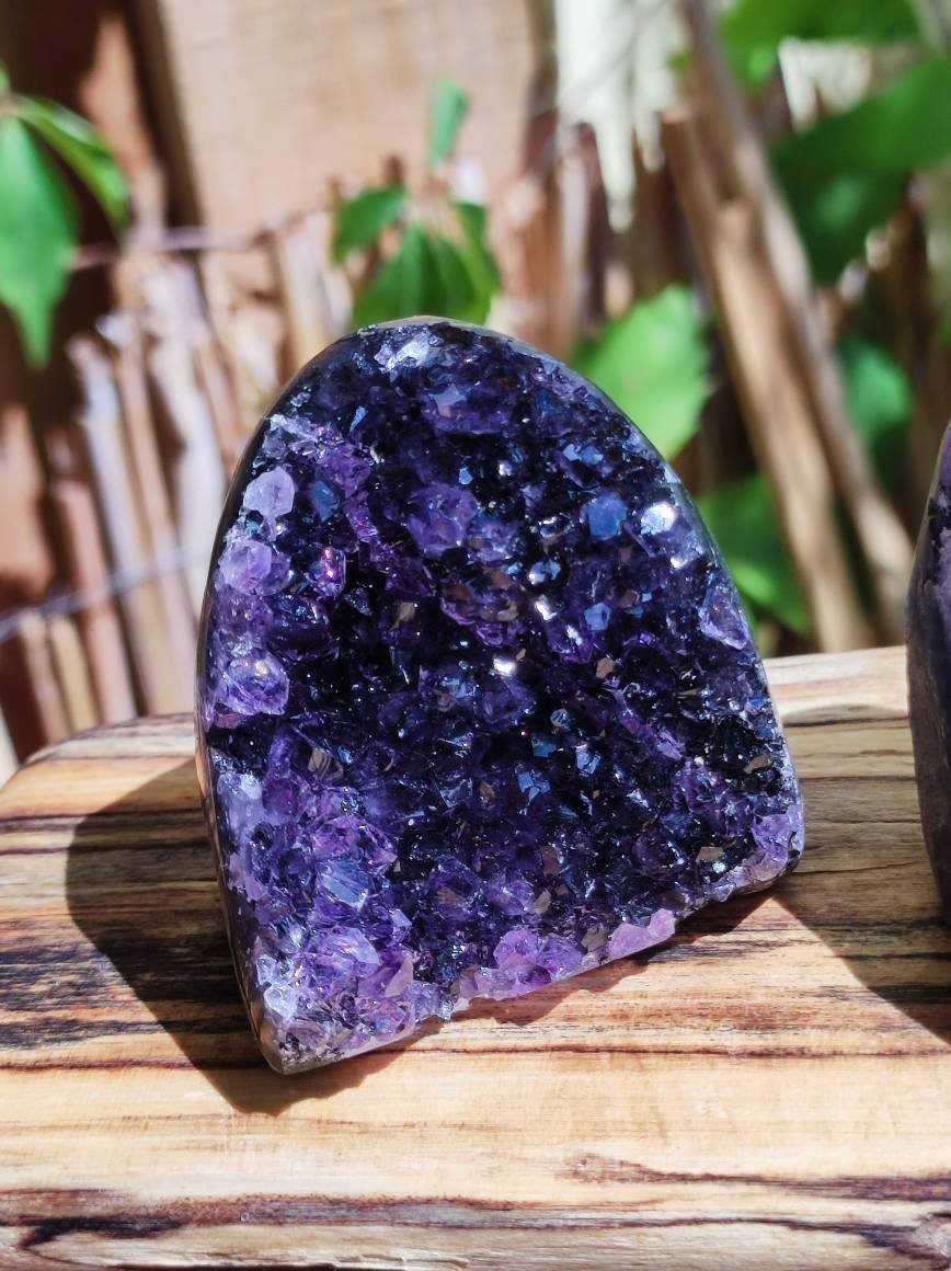 Amethyst Stufe ~ Magische Edelstein Deko Crystal Meditation ~HIPPIE ~GOA~Boho~Ethno~Heilstein - Art of Nature Berlin