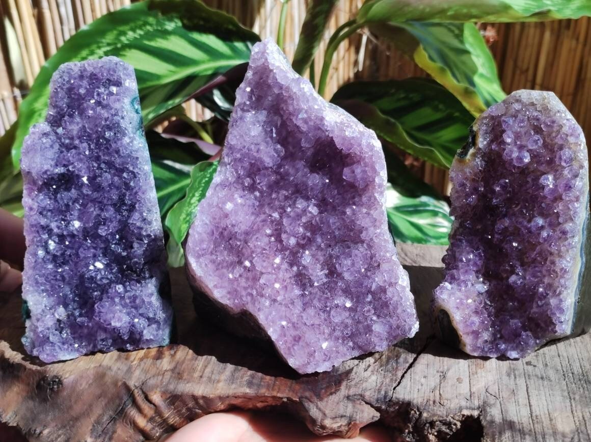 Amethyst Stufe ~ Magische Edelstein Deko Crystal Meditation ~HIPPIE ~GOA~Boho~Ethno~Heilstein - Art of Nature Berlin