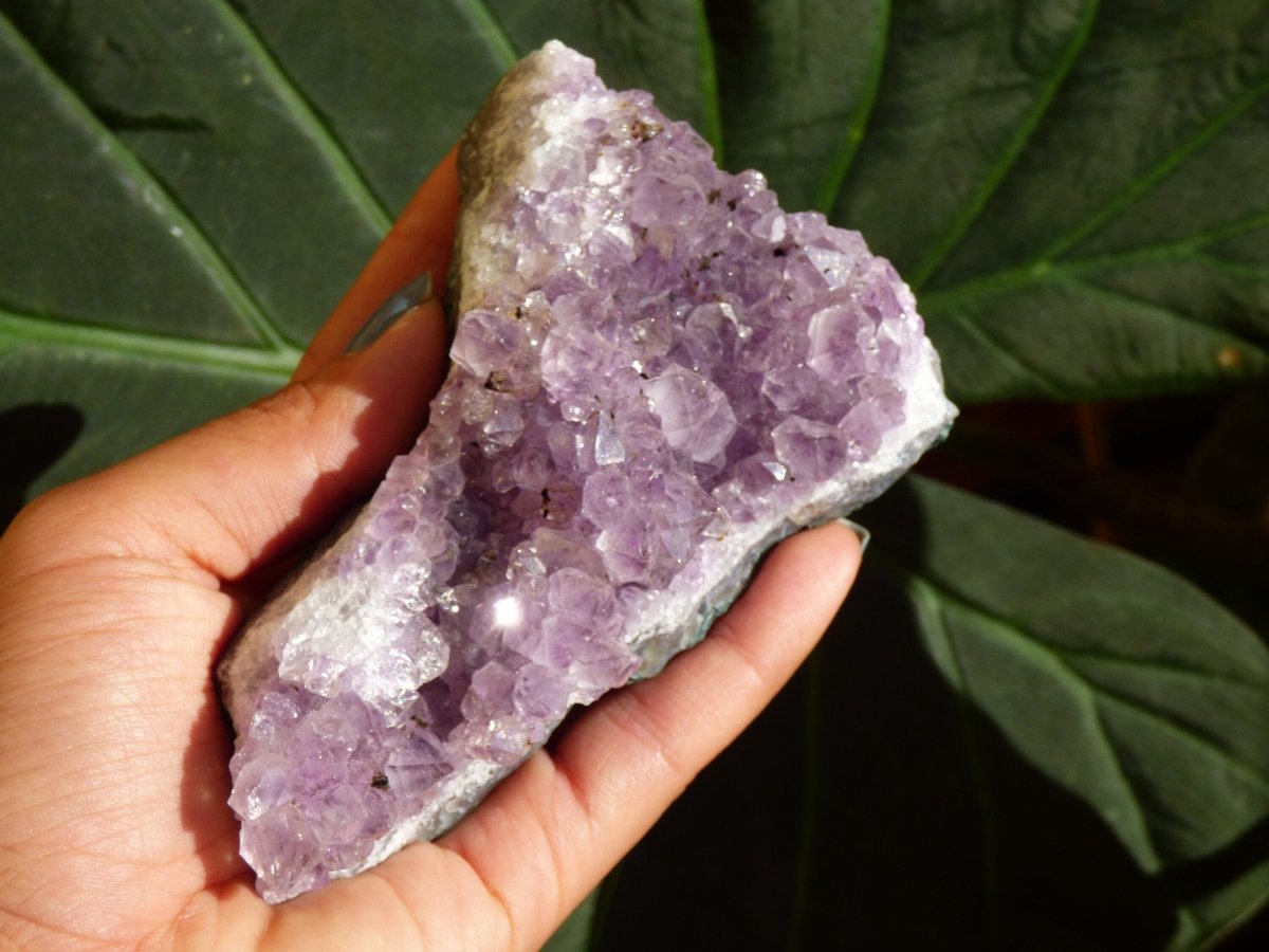 Amethyst Stufe ~ Magische Edelstein Deko Crystal Meditation ~HIPPIE ~GOA~Boho~Ethno~Heilstein - Art of Nature Berlin