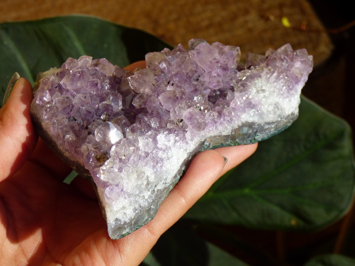 Amethyst Stufe ~ Magische Edelstein Deko Crystal Meditation ~HIPPIE ~GOA~Boho~Ethno~Heilstein - Art of Nature Berlin