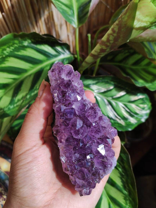 Amethyst Stufe ~ Magische Edelstein Deko Crystal Meditation ~HIPPIE ~GOA~Boho~Ethno~Heilstein - Art of Nature Berlin