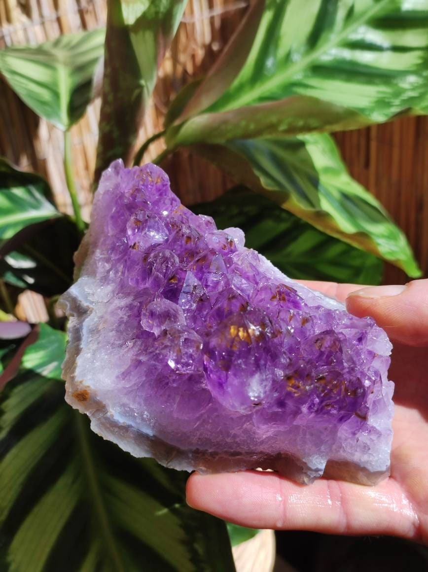 Amethyst Stufe ~ Magische Edelstein Deko Crystal Meditation ~HIPPIE ~GOA~Boho~Ethno~Heilstein - Art of Nature Berlin