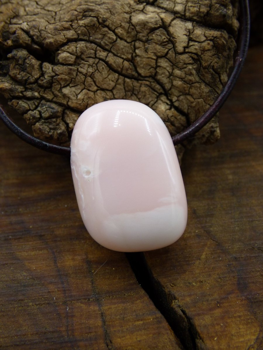 Anden Opal Pink Rosa "Der Wal" ~ Edelstein Kette ~HIPPIE ~GOA ~Boho ~Ethno ~Nature ~Heilstein ~Rarität - Art of Nature Berlin