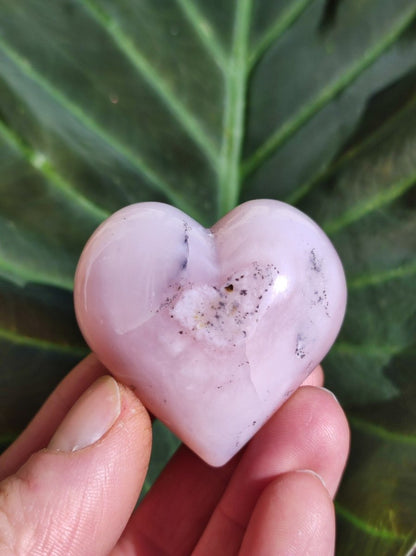 Andenopal Herz Rosa Pink Opal ~ Edelstein Meditation Deko Sphere Crystal HIPPIE GOA Boho Ethno Heilstein - Art of Nature Berlin