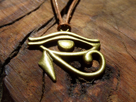 Auge des Horus ~ Kette Antik Bronze ~HIPPIE ~GOA ~Boho ~Tibet ~Ethno ~Nature ~Vintage - Art of Nature Berlin