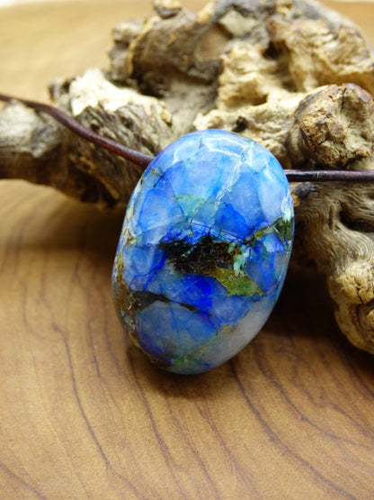 Azurit ~ Chrysocoll Chrysokoll Chrysocolla ~ Edelstein Kette ~HIPPIE ~GOA ~Boho ~Ethno ~Nature ~Heilstein - Art of Nature Berlin