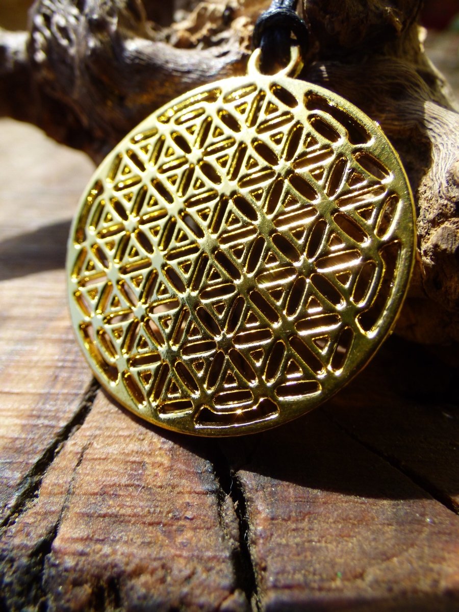 Blume des Lebens 1 "Flower of Life" ~Mandala Kette ~HIPPIE ~GOA ~Boho ~Tibet ~Ethno ~Nature - Art of Nature Berlin