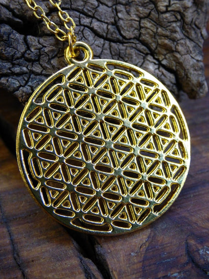 Blume des Lebens 1 "Flower of Life" ~Mandala Kette ~HIPPIE ~GOA ~Boho ~Tibet ~Ethno ~Nature - Art of Nature Berlin