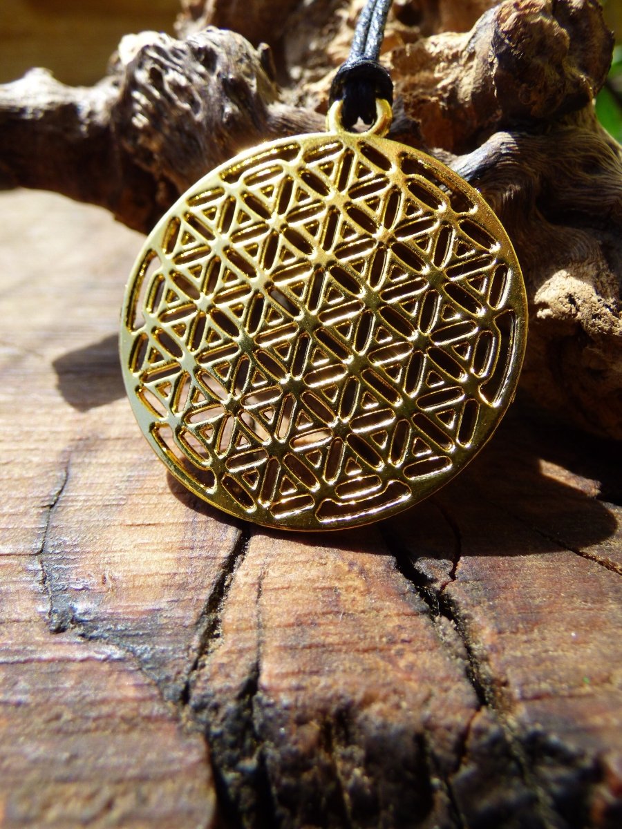 Blume des Lebens 1 "Flower of Life" ~Mandala Kette ~HIPPIE ~GOA ~Boho ~Tibet ~Ethno ~Nature - Art of Nature Berlin