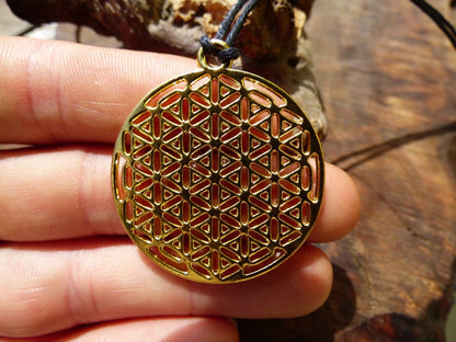 Blume des Lebens 1 "Flower of Life" ~Mandala Kette ~HIPPIE ~GOA ~Boho ~Tibet ~Ethno ~Nature - Art of Nature Berlin