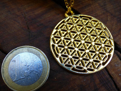 Blume des Lebens 1 "Flower of Life" ~Mandala Kette ~HIPPIE ~GOA ~Boho ~Tibet ~Ethno ~Nature - Art of Nature Berlin