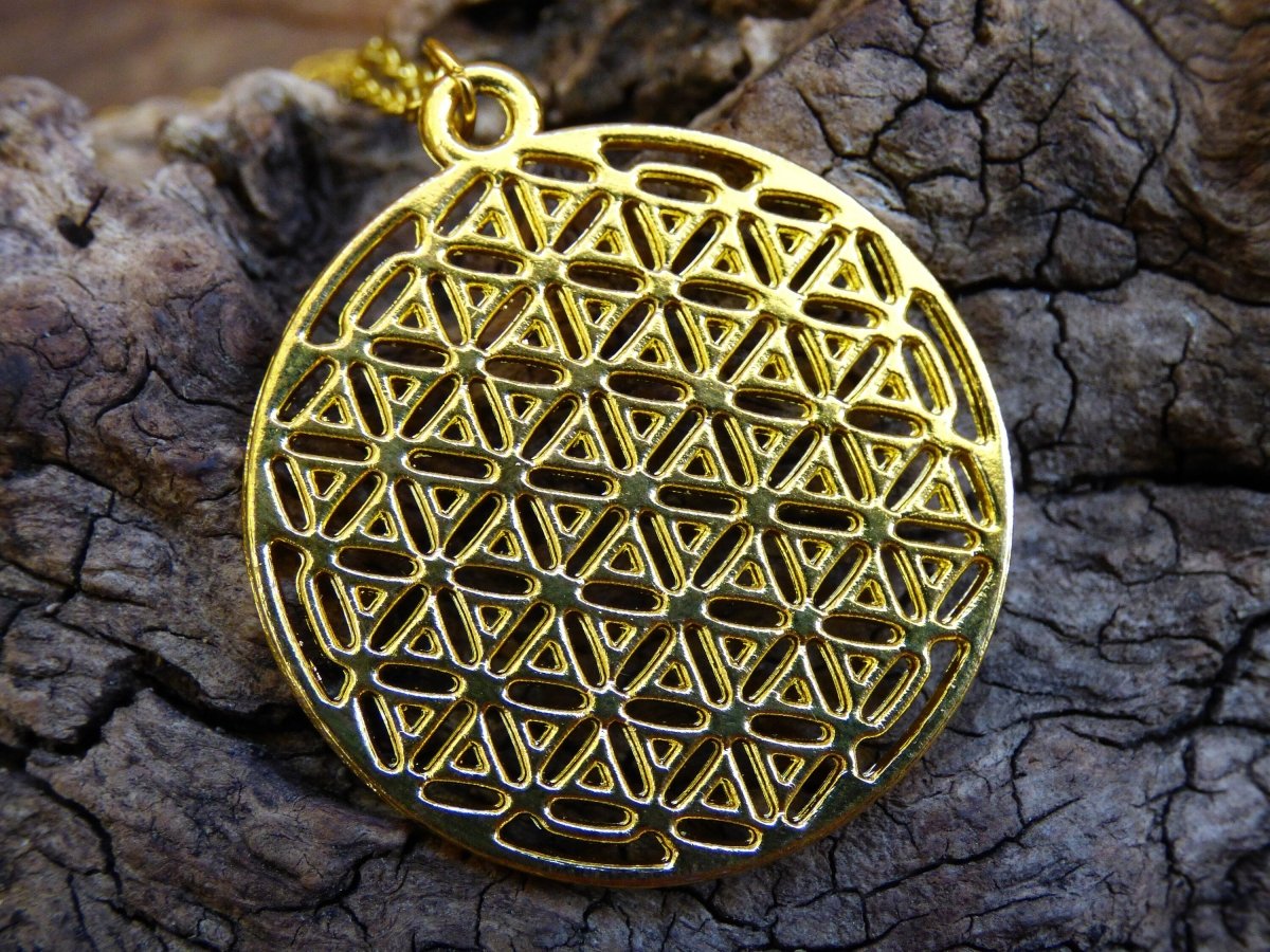 Blume des Lebens 1 "Flower of Life" ~Mandala Kette ~HIPPIE ~GOA ~Boho ~Tibet ~Ethno ~Nature - Art of Nature Berlin