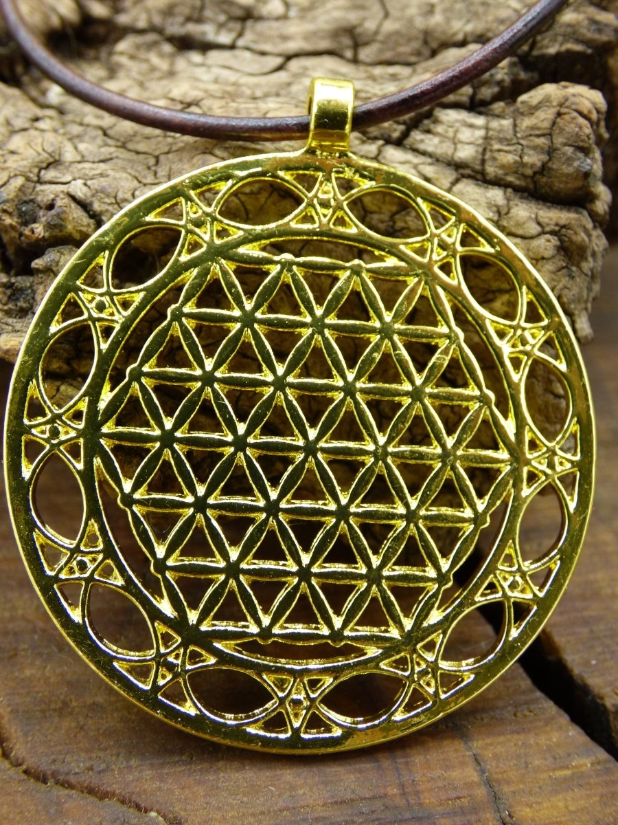 Blume des Lebens 6 "Flower / Seed of Life" ~ Mandala Kette~ ~HIPPIE ~GOA ~Boho ~Tibet ~Ethno ~Nature - Art of Nature Berlin