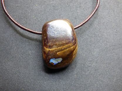 Boulder Opal ~ Edelstein Kette ~HIPPIE ~GOA ~Boho ~Ethno ~Nature ~Heilstein ~Rarität - Art of Nature Berlin