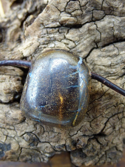 Boulder Opal ~ Edelstein Kette ~HIPPIE ~GOA ~Boho ~Ethno ~Nature ~Heilstein ~Rarität - Art of Nature Berlin